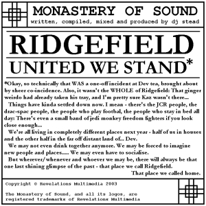MOS03 - Ridgefield: United We Stand